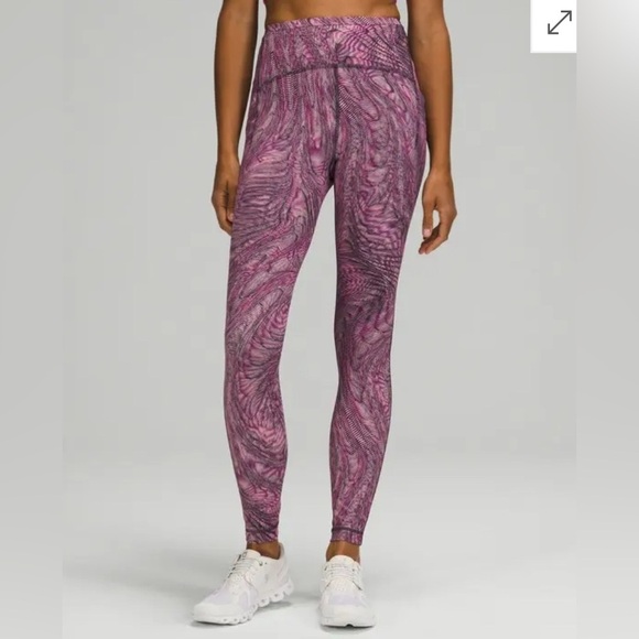 Lululemon Athletica 2pc Swift Speed High-Rise Leggings 28DimensionalPink/multi4 - Picture 3 of 16